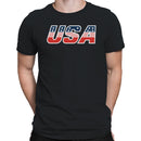 USA Patriotic Stars and Stripes Men's T-shirt