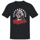 'Merica Patriotic Retro George Washington Men's T-shirt
