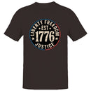 Liberty Freedom Justice Est. 1776 Vintage Men's T-shirt