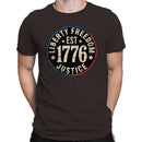 Liberty Freedom Justice Est. 1776 Vintage Men's T-shirt