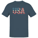 USA Distressed American Flag Men's T-shirt