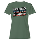 Back to Back World War Champions USA Women's T-shirt