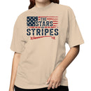 Stars and Stripes American Flag Women's T-shirt