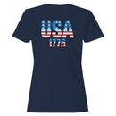 USA 1776 Patriotic American Flag Women's T-shirt