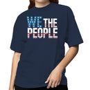 We The People Patriotic American Flag Women's T-shirt