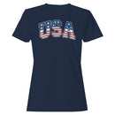 USA Patriotic Stars and Stripes Women's T-shirt