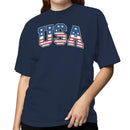 USA Patriotic Stars and Stripes Women's T-shirt