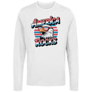 America Rocks Eagle Sunglasses Retro Men's Long Sleeve