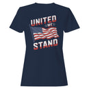 United We Stand American Flag Art Women's T-shirt