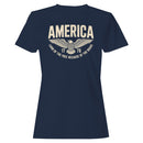 America 1776 Eagle Land of the Free Women's T-shirt