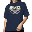 America 1776 Eagle Land of the Free Women's T-shirt