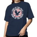 Land of the Free Brave Eagle Women's T-shirt