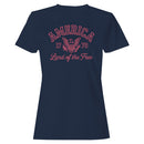 America 1776 Land of the Free Eagle Women's T-shirt