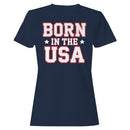 Born in the USA Patriotic Stars Women's T-shirt