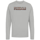 FREEDOM Vintage Retro Rainbow Men's Long Sleeve Shirt