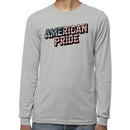 American Pride Flag Stars & Stripes Men's Long Sleeve