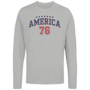 America 76 Patriotic Stars Retro Men's Long Sleeve