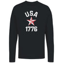 USA 1776 Patriotic Star Men's Long Sleeve T-Shirt