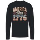 America Tour 1776 Vintage Patriotic Men's Long Sleeve