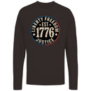 Liberty Freedom Justice EST 1776 Vintage Men's Long Sleeve