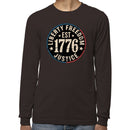 Liberty Freedom Justice EST 1776 Vintage Men's Long Sleeve