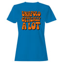 Unapologetically A Lot Retro Quote Women's T-shirt