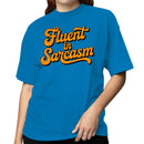 Fluent in Sarcasm Retro Lettering Women's T-shirt