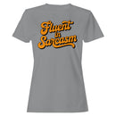 Fluent in Sarcasm Retro Lettering Women's T-shirt