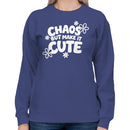 Chaos But Make It Cute Daisy Women's Sweatshirt