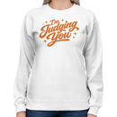 I'm Judging You Funny Retro Women's Sweatshirt