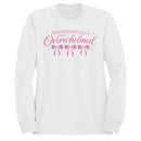 Professionally Overwhelmed Pink Bows Women's Sweatshirt