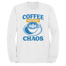 Coffee Before Chaos Motivational Women's Sweatshirt