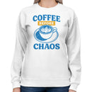 Coffee Before Chaos Motivational Women's Sweatshirt