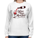 Wine Time Mom Time Women's Sweatshirt