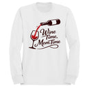 Wine Time Mom Time Women's Sweatshirt