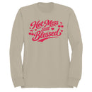 Hot Mess Still Blessed Cherry Hearts Women's Sweatshirt