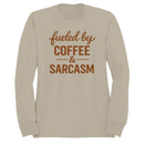 Fueled by Coffee and Sarcasm Humor Women's Sweatshirt