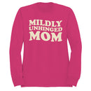 Mildly Unhinged Mom Retro Quote Women's Sweatshirt