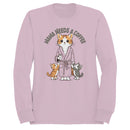 Mama Needs Coffee Cat Mom Art Women's Sweatshirt