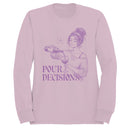 Pour Decisions Wine Humor Art Women's Sweatshirt