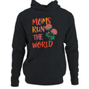 Moms Run The World Floral Women's Hoodie