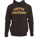 Coffee and Confidence Motivation Quote Women's Hoodie