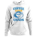 Coffee Before Chaos Motivational Women's Hoodie