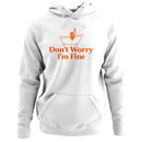 Don't Worry I'm Fine Bathtub Humor Women's Hoodie