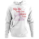 Sip Me Baby One More Time Wine Art Women's Hoodie