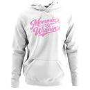 Mommin' & Winnin' Pink Lettering Art Women's Hoodie
