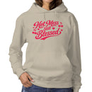 Hot Mess Still Blessed Cherry Hearts Women's Hoodie