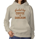 Fueled by Coffee and Sarcasm Humor Women's Hoodie