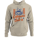 Caffeinated & Over It Coffee Art Women's Hoodie