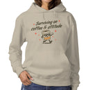 Surviving on Coffee & Attitude Women's Hoodie